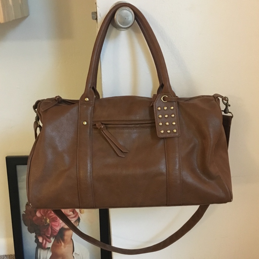 Brown Leather Travel Bag 🧳